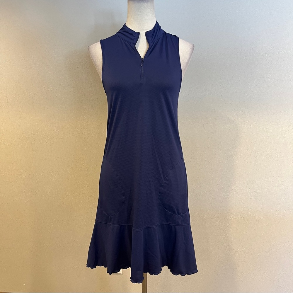 Sporty sleeveless athletic mini‎ dress with straps size small